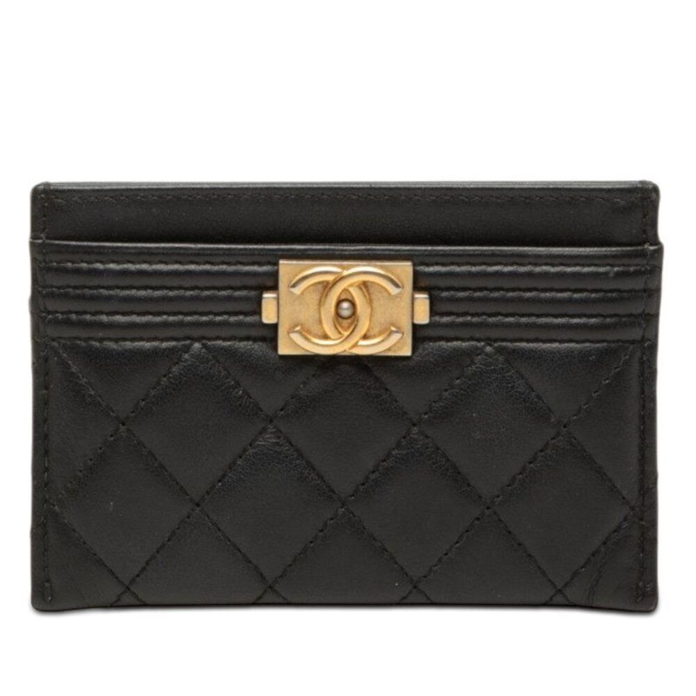 Chanel Boy Chanel Leather Card Case